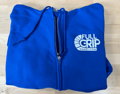 Full Grip Games Zip Hoodie - Blue
